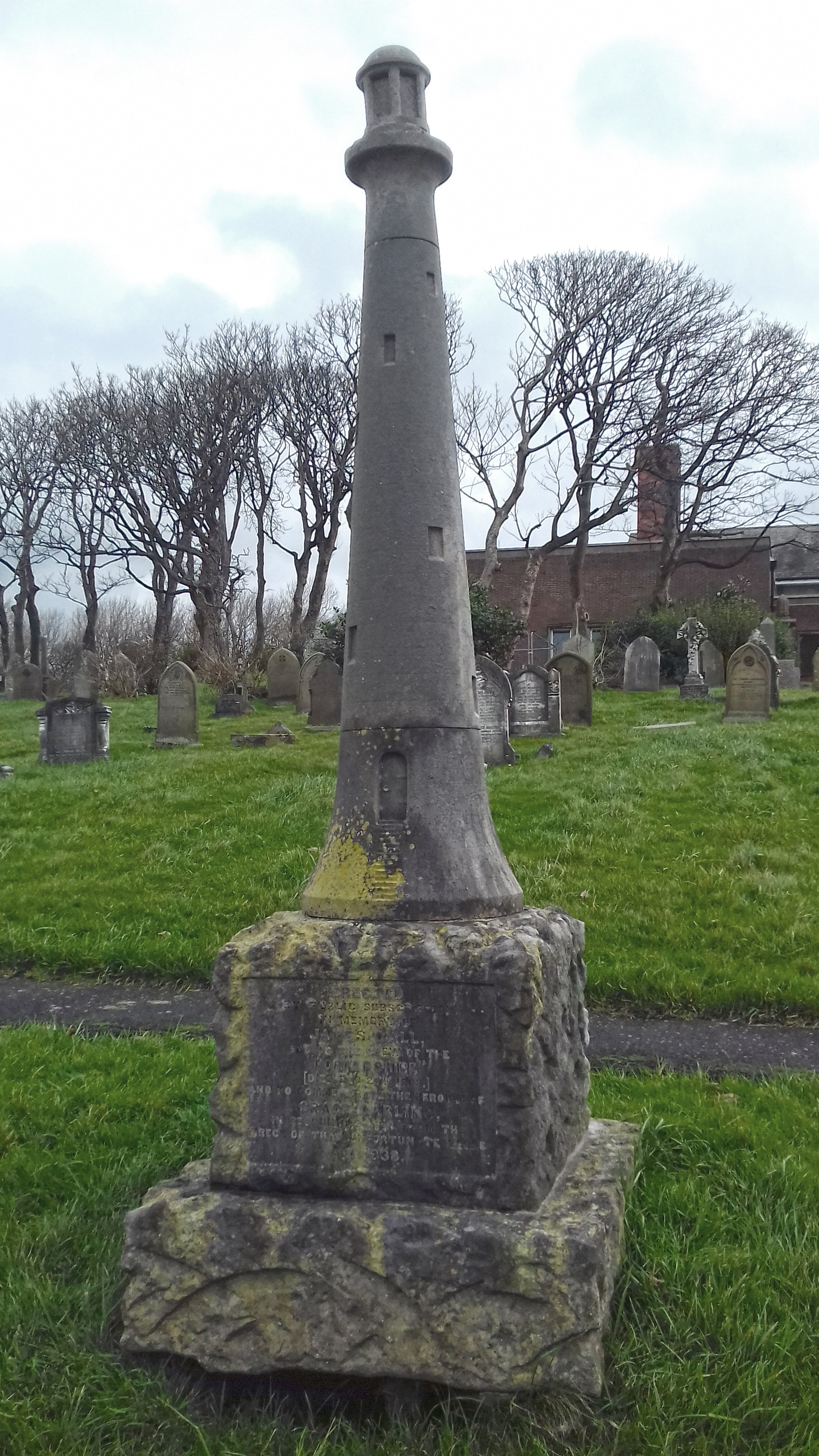 James Gall grave and monument, Barrow-in